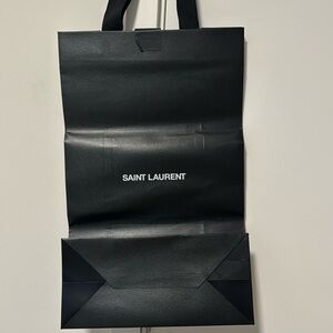 Brand new black  Jumbo Saint Laurent paper shopping bag.